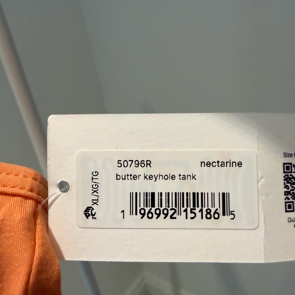 NWT SPANX® Butter Keyhole Tank Size XL Color: Nectarine - Picture 9 of 9